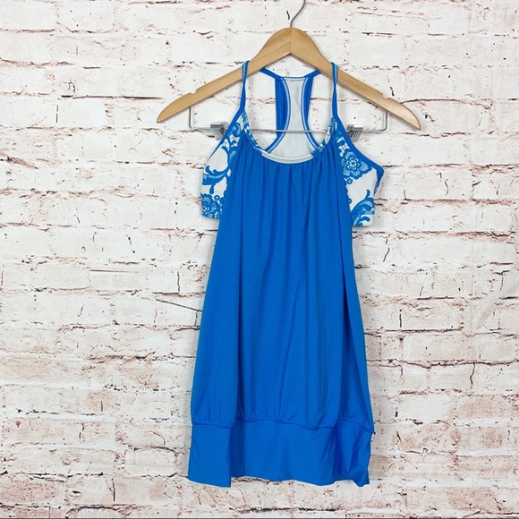 Lululemon No Limits Tank Beaming Blue Top - Picture 4 of 8